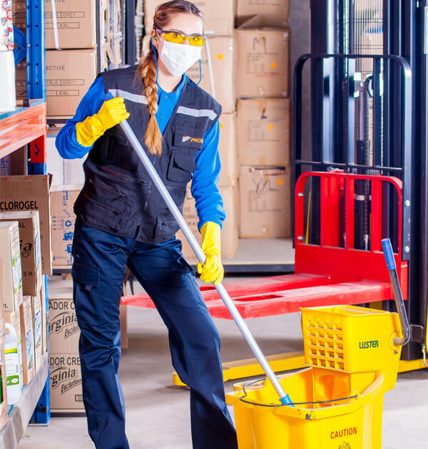 Warehouse cleaning service